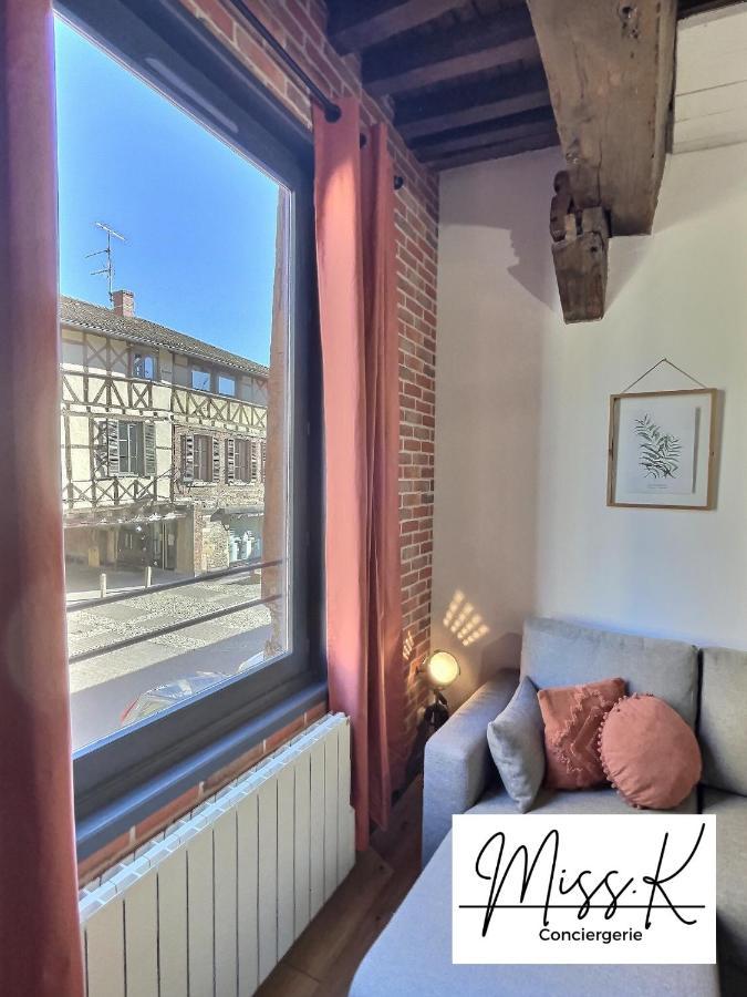 Апартаменты "La Fenetre Sur Le Marche" De Miss.K Conciergerie Шатийон-сюр-Шаларон Экстерьер фото
